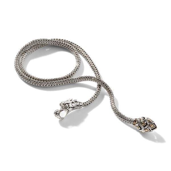 John Hardy Naga Heritage 18K Gold & Silver Dragon Necklace 20 Inch Image 3 Bradley's Jewelers Jacksonville, NC