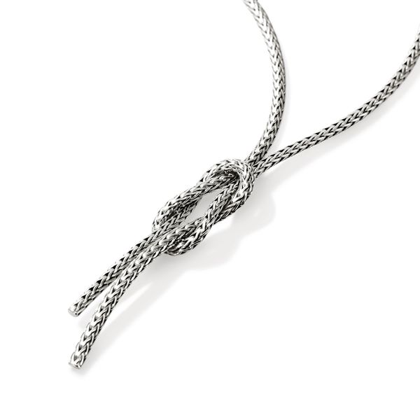 John Hardy Love Knot Sterling Silver 1.8mm Chain Necklace Image 3 Bradley's Jewelers Jacksonville, NC