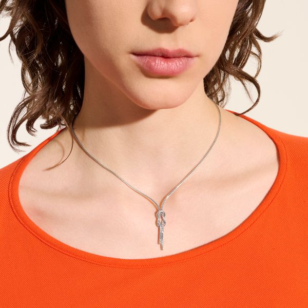John Hardy Love Knot Sterling Silver 1.8mm Chain Necklace Image 5 Bradley's Jewelers Jacksonville, NC