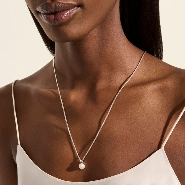 John Hardy Essentials Sterling Silver Pearl Lariat Necklace 23