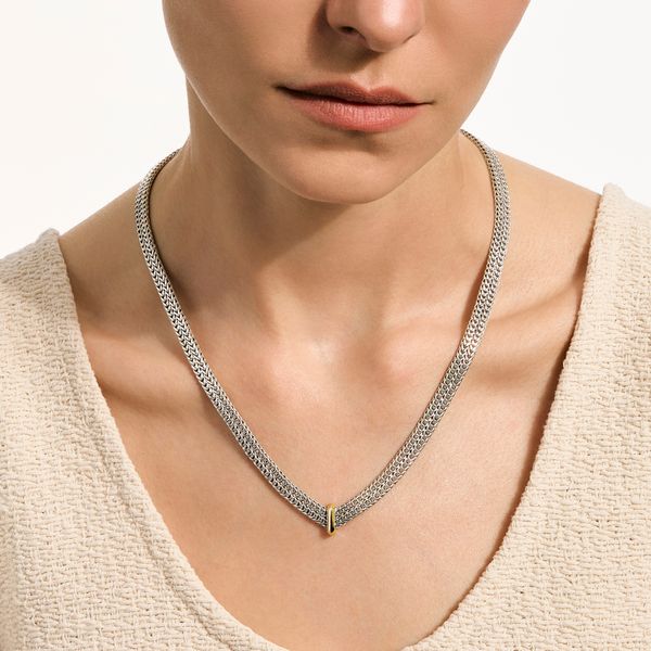 John Hardy Icon Link 14K Gold & Sterling Silver 6mm Necklace Image 4 Bradley's Jewelers Jacksonville, NC