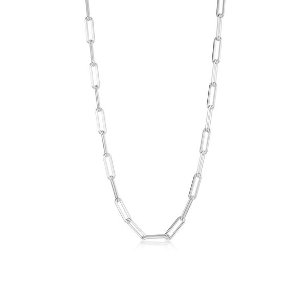 Lafonn Platinum-Plated Charlie Medium Chain Necklace 20