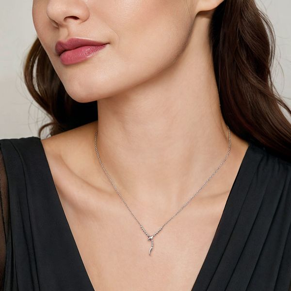 Gabriel & Co. Bujukan Sterling Silver Snake Y Necklace with 0.02 CTW Rubies Image 3 Bradley's Jewelers Jacksonville, NC
