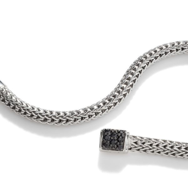 John Hardy Sterling Silver Black Sapphire Classic Chain Bracelet Image 3 Bradley's Jewelers Jacksonville, NC