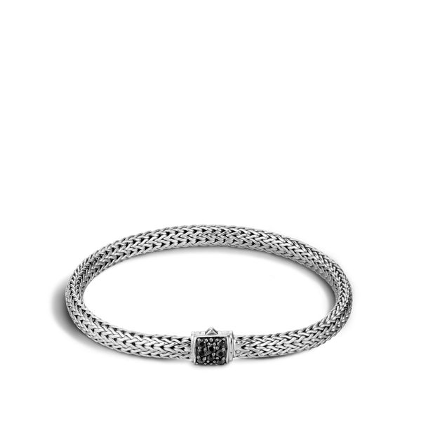 John Hardy Sterling Silver Black Sapphire Classic Chain Bracelet Bradley's Jewelers Jacksonville, NC