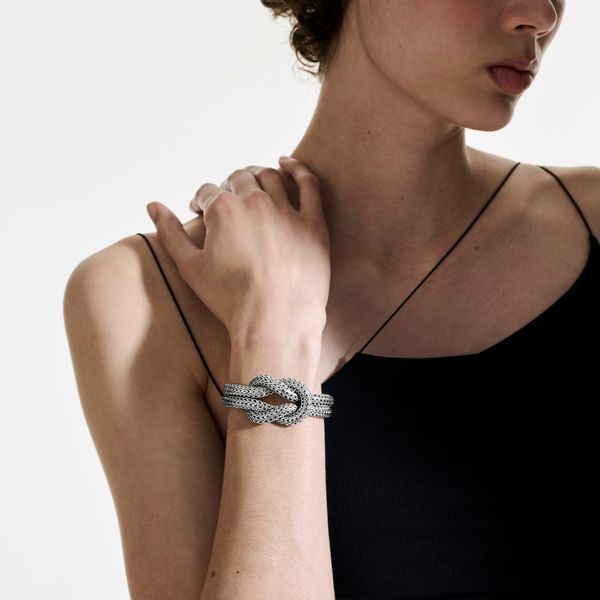 John Hardy Love Knot Silver Small Chain Bracelet 6.5mm Image 5 Bradley's Jewelers Jacksonville, NC