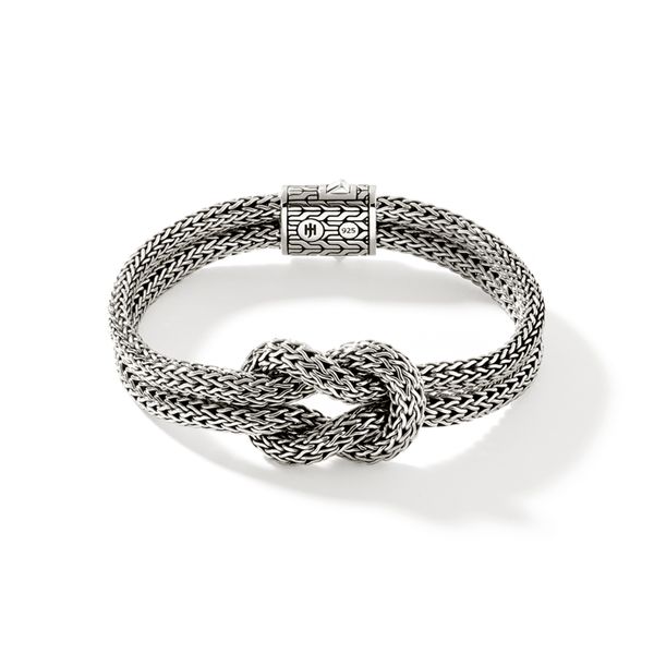 John Hardy Sterling Silver Manah 5mm Classic Chain Knot Bracelet 10mm Bradley's Jewelers Jacksonville, NC