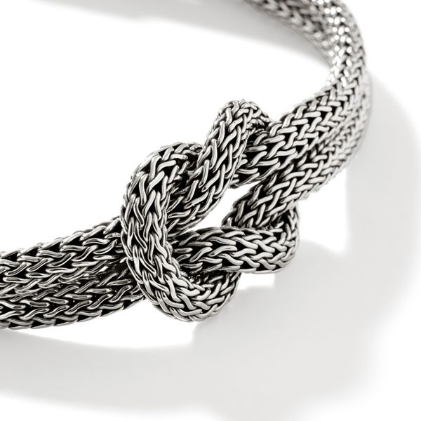John Hardy Sterling Silver Manah Classic Chain Knot Bracelet 10mm Image 3 Bradley's Jewelers Jacksonville, NC