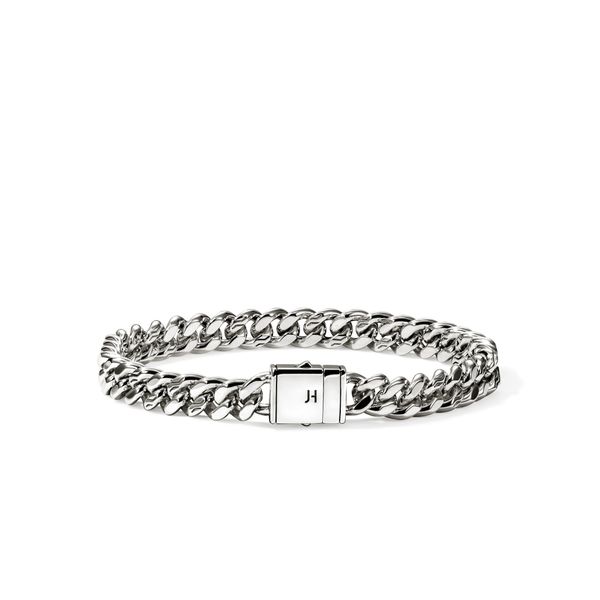 John Hardy 7mm Curb Link Bracelet with Pusher Clasp Size UL Image 2 Bradley's Jewelers Jacksonville, NC