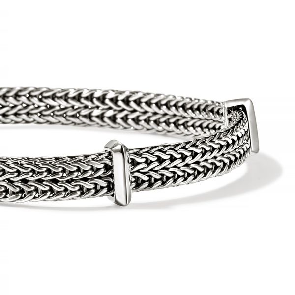 John Hardy Icon Link Sterling Silver Flat Chain Bracelet 6mm Image 3 Bradley's Jewelers Jacksonville, NC
