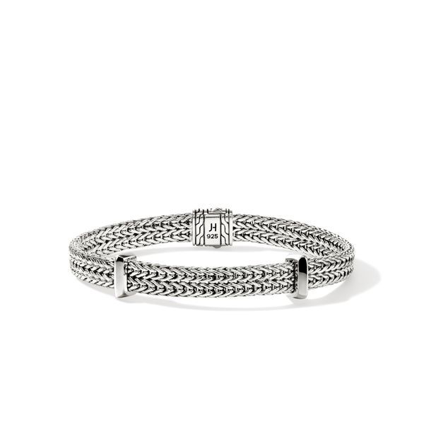 John Hardy Icon Link Sterling Silver Flat Chain Bracelet 6mm Bradley's Jewelers Jacksonville, NC