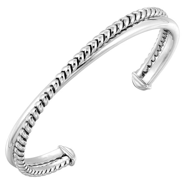 Sterling Silver Crossover Bracelet Bradley's Jewelers Jacksonville, NC