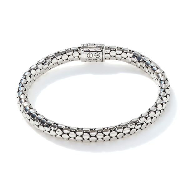 John Hardy Dot Sterling Silver Small Chain Bracelet Size UM Image 3 Bradley's Jewelers Jacksonville, NC