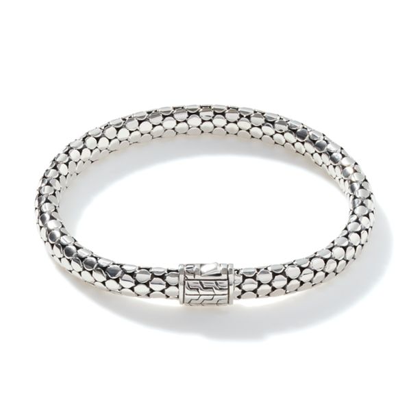 John Hardy Dot Sterling Silver Small Chain Bracelet Size UM Bradley's Jewelers Jacksonville, NC