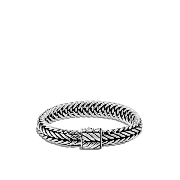John Hardy Sterling Silver Icon Chevron Chain Bracelet | 12mm Bradley's Jewelers Jacksonville, NC