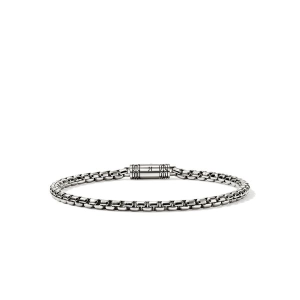 John Hardy Round Box Sterling Silver Chain Bracelet Size UL Image 4 Bradley's Jewelers Jacksonville, NC