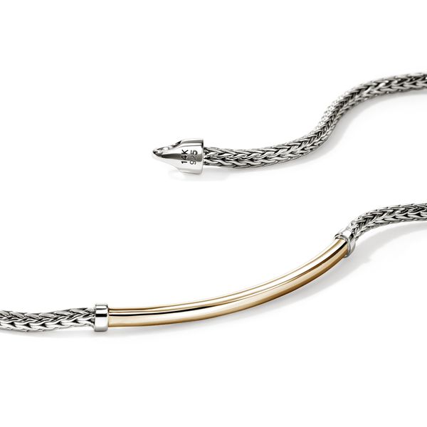 John Hardy Essentials 14K Yellow Gold & Sterling Silver Bracelet Image 3 Bradley's Jewelers Jacksonville, NC