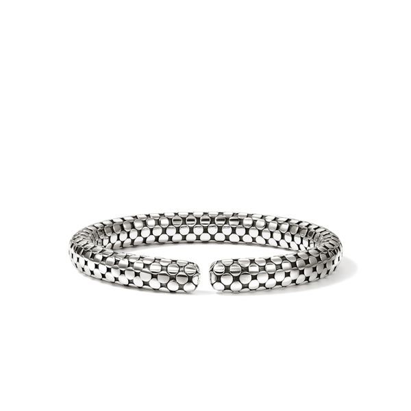John Hardy Dot Sterling Silver Flex Cuff Bracelet | Size M Image 2 Bradley's Jewelers Jacksonville, NC