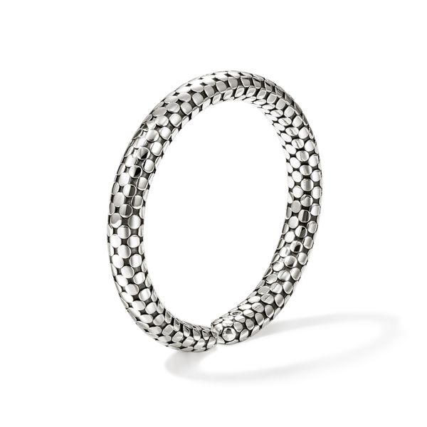 John Hardy Dot Sterling Silver Flex Cuff Bracelet | Size M Image 3 Bradley's Jewelers Jacksonville, NC
