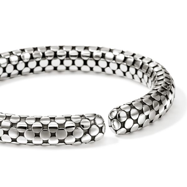 John Hardy Dot Sterling Silver Flex Cuff Bracelet | Size M Image 4 Bradley's Jewelers Jacksonville, NC