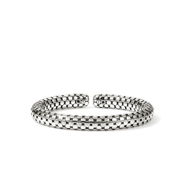 John Hardy Dot Sterling Silver Flex Cuff Bracelet | Size M Bradley's Jewelers Jacksonville, NC