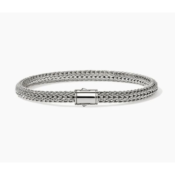 John Hardy Icon Silver 5mm Extra Small Bracelet with Pusher Clasp Bradley's Jewelers Jacksonville, NC