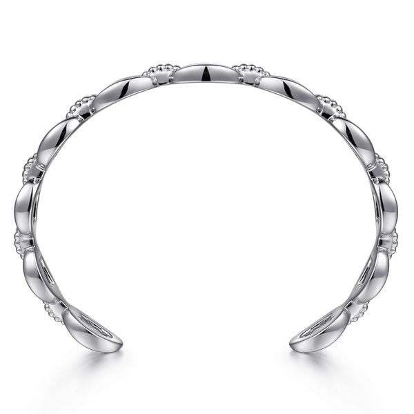 Gabriel & Co. Sterling Silver Oval Link Cuff Bangle – Bujukan Collection Image 3 Bradley's Jewelers Jacksonville, NC