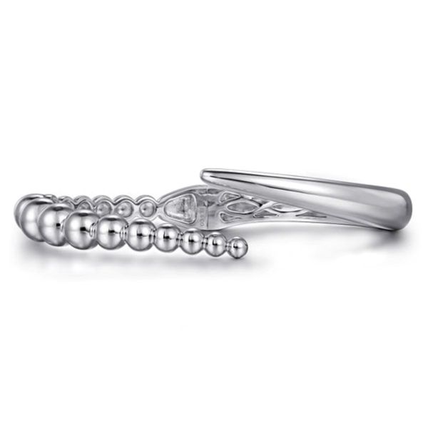 Gabriel & Co. Sterling Silver Bujukan Bypass Bangle – Bujukan Collection Bradley's Jewelers Jacksonville, NC