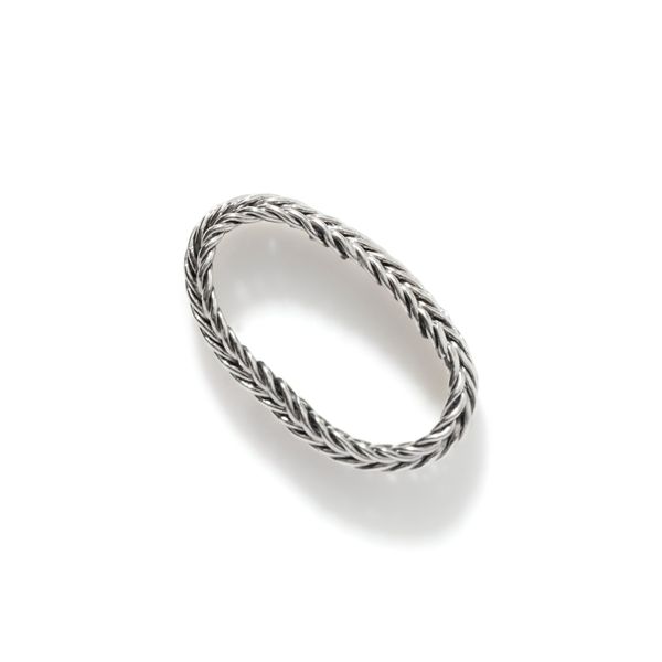 John Hardy Sterling Silver 4.5mm Kami Classic Chain Ring Size 7 Image 3 Bradley's Jewelers Jacksonville, NC