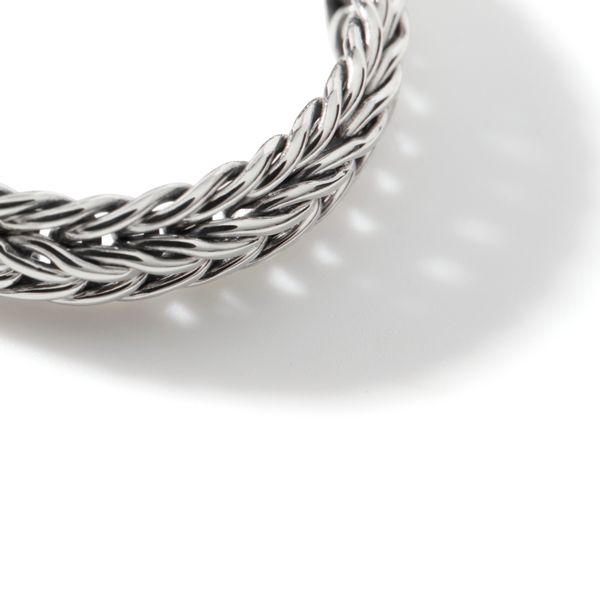 John Hardy Sterling Silver 4.5mm Kami Classic Chain Ring Size 7 Image 4 Bradley's Jewelers Jacksonville, NC