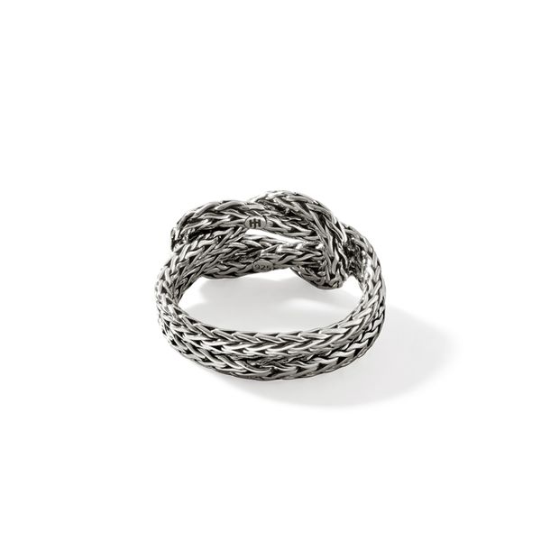 John Hardy Manah Classic Chain Sterling Silver Knot Ring Size 7 Image 2 Bradley's Jewelers Jacksonville, NC