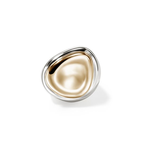 John Hardy Pebble 14K Gold & Sterling Silver Ring Size 7 Image 4 Bradley's Jewelers Jacksonville, NC