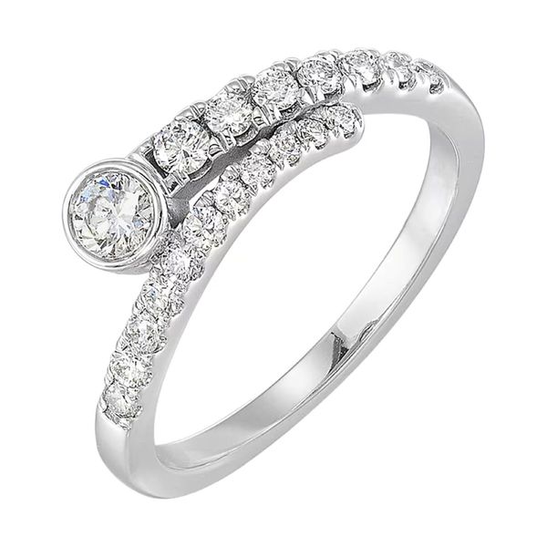 Sterling Silver 0.20Ctw Diamond Fashion Ring Bradley's Jewelers Jacksonville, NC