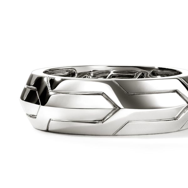 John Hardy Icon 50 Sterling Silver 7mm Band Ring Size 10 Image 2 Bradley's Jewelers Jacksonville, NC