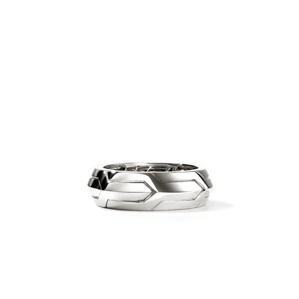 John Hardy Icon 50 Sterling Silver 7mm Band Ring Size 10 Bradley's Jewelers Jacksonville, NC