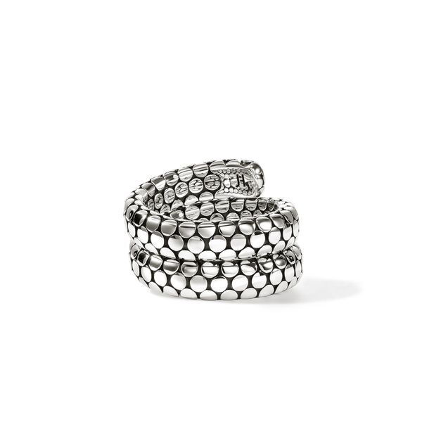 John Hardy Dot Sterling Silver Double Coil Ring Size 8 Image 2 Bradley's Jewelers Jacksonville, NC
