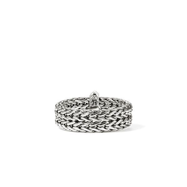 John Hardy Icon Link Silver 6mm Band Ring Image 2 Bradley's Jewelers Jacksonville, NC