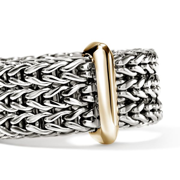 John Hardy Icon Link 14K Gold & Sterling Silver 9mm Band Ring Image 3 Bradley's Jewelers Jacksonville, NC