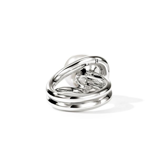John Hardy Surf Sterling Silver Pearl Ring | Freshwater Pearl Size 7 Image 2 Bradley's Jewelers Jacksonville, NC