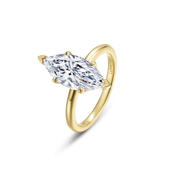 Lafonn Poise Marquise Solitaire Ring 3.00 CTW Size 7 Bradley's Jewelers Jacksonville, NC