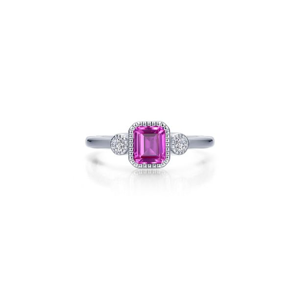 Lafonn October Birthstone Tourmaline & Simulated Diamond Ring 0.98 CTW Bradley's Jewelers Jacksonville, NC