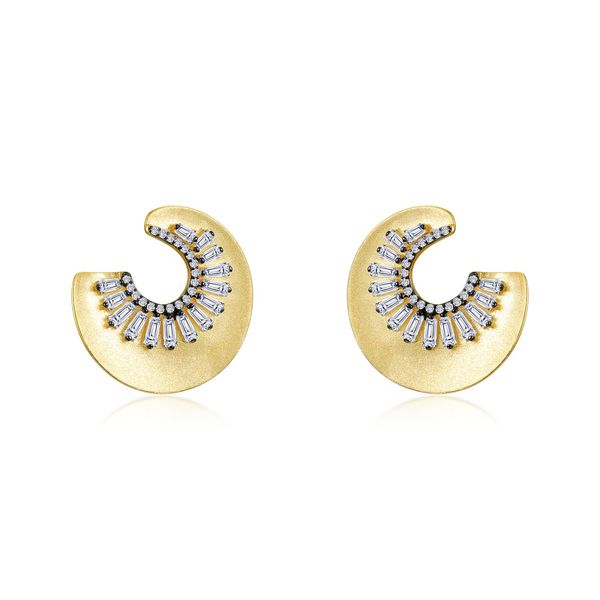 Lafonn Sunburst Stud Earrings | Sparkling Fashion Stud Earrings Bradley's Jewelers Jacksonville, NC