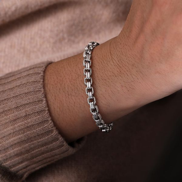 Gabriel & Co Sterling Silver Bracelet Hampton Collection Length 8.5 Image 3 Bradley's Jewelers Jacksonville, NC