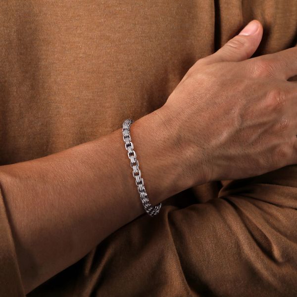 Gabriel & Co Sterling Silver Bracelet Hampton Collection Length 8.5 Image 4 Bradley's Jewelers Jacksonville, NC