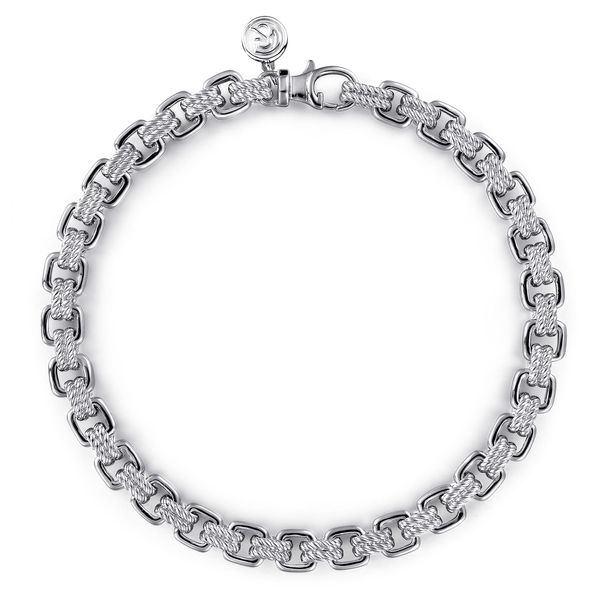Gabriel & Co Sterling Silver Bracelet Hampton Collection Length 8.5 Bradley's Jewelers Jacksonville, NC