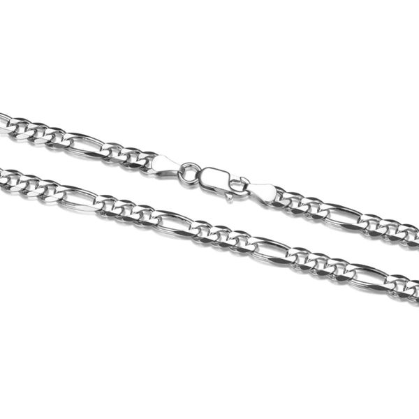 Ethos Sterling Silver Italian Figaro Chain 20