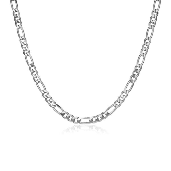 Ethos Sterling Silver Italian Figaro Chain 20
