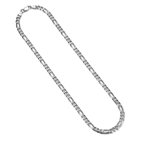 Ethos Sterling Silver Italian Figaro Chain 20