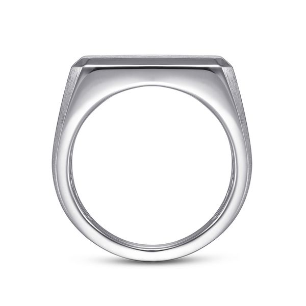 Gabriel & Co Men's Sterling Silver Diamond North Star Ring Contemporary Collection Image 2 Bradley's Jewelers Jacksonville, NC