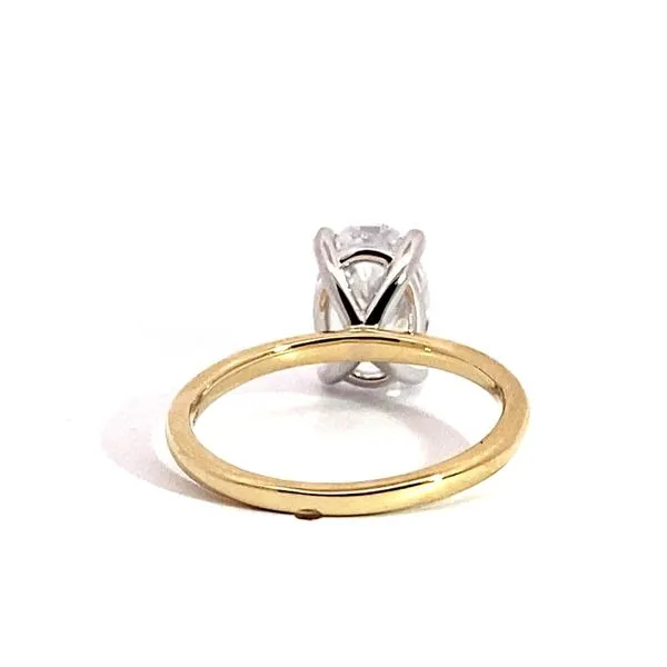 Lady's Solitaire Setting Only 14 Karat Two-Tone Gold ER15960O8M4JJJ.CSCZ - Brax jewelers Image 4 Brax Jewelers Newport Beach, CA